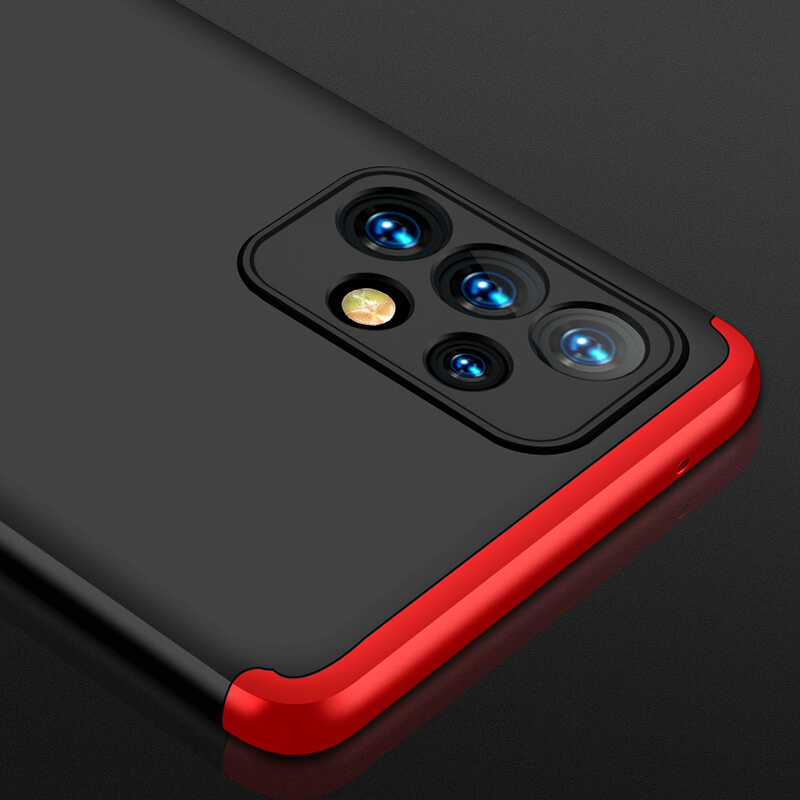 Galaxy A73 Kılıf Zore Ays Kapak Siyah-Gri