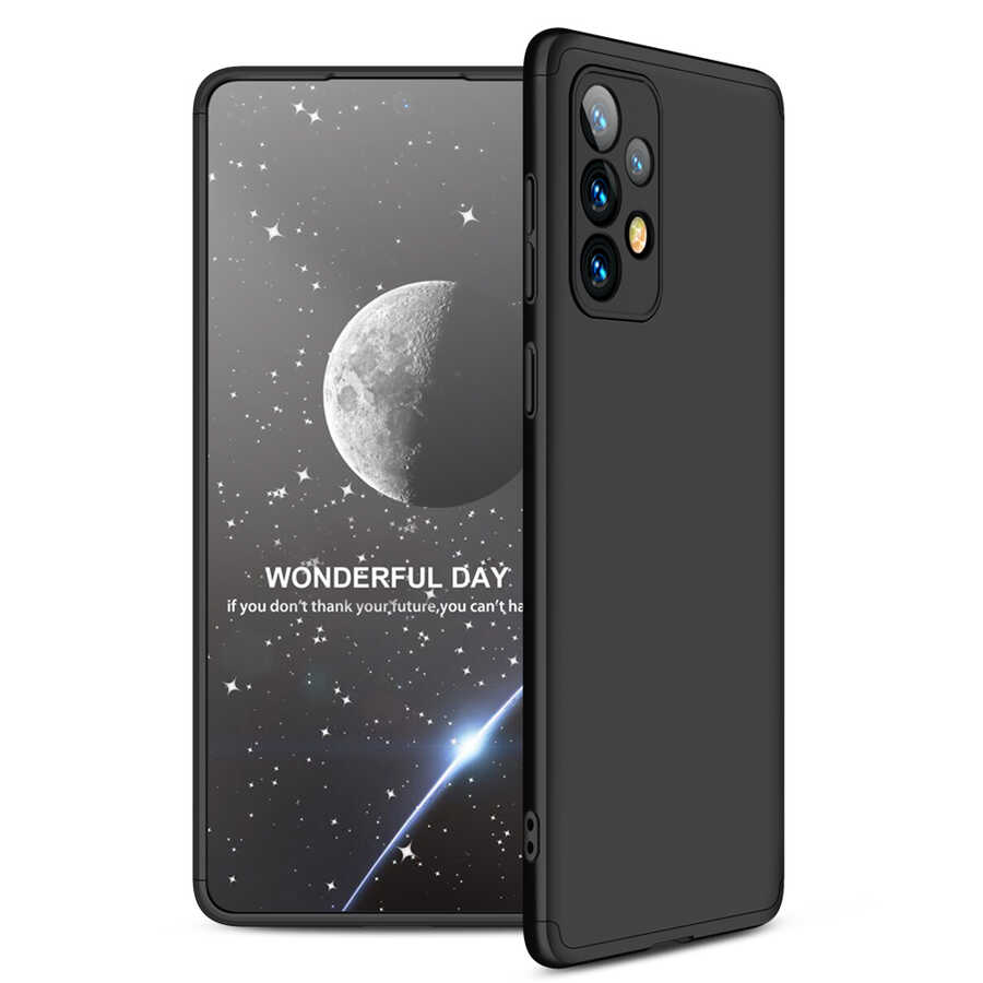Galaxy A73 Kılıf Zore Ays Kapak Siyah