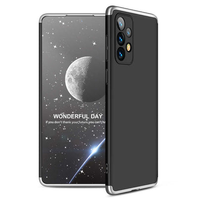 Galaxy A73 Kılıf Zore Ays Kapak Siyah-Gri