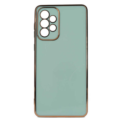 Galaxy A73 Kılıf Zore Bark Kapak Açık Yeşil