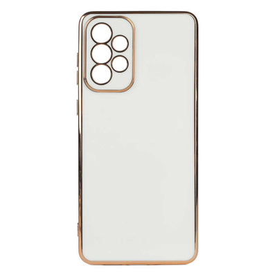 Galaxy A73 Kılıf Zore Bark Kapak Beyaz