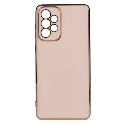 Galaxy A73 Kılıf Zore Bark Kapak Rose Gold
