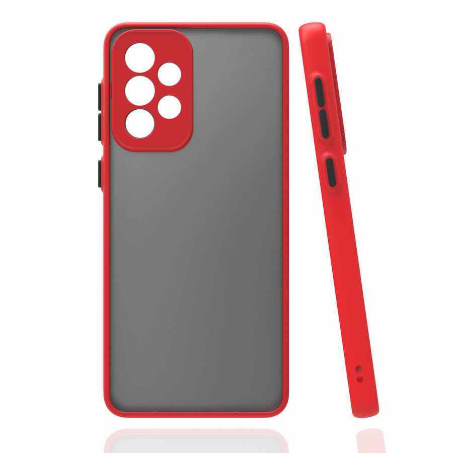 Galaxy A73 Kılıf Zore Hux Kapak Pembe