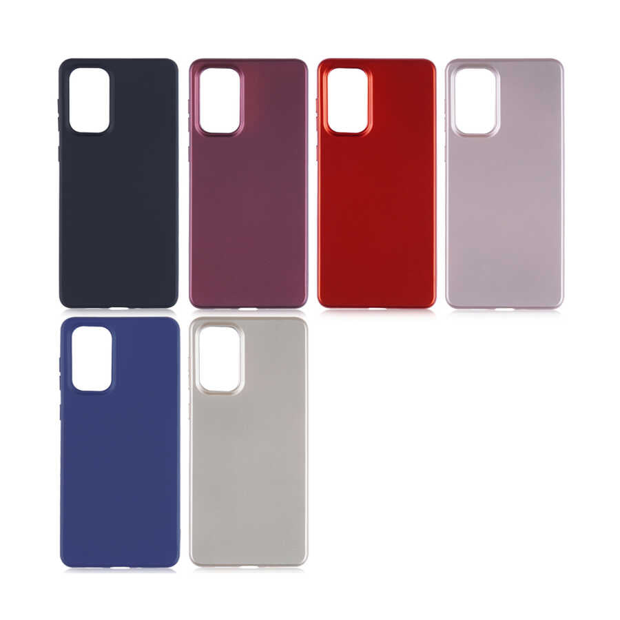 Galaxy A73 Kılıf Zore Premier Silikon Kapak Siyah