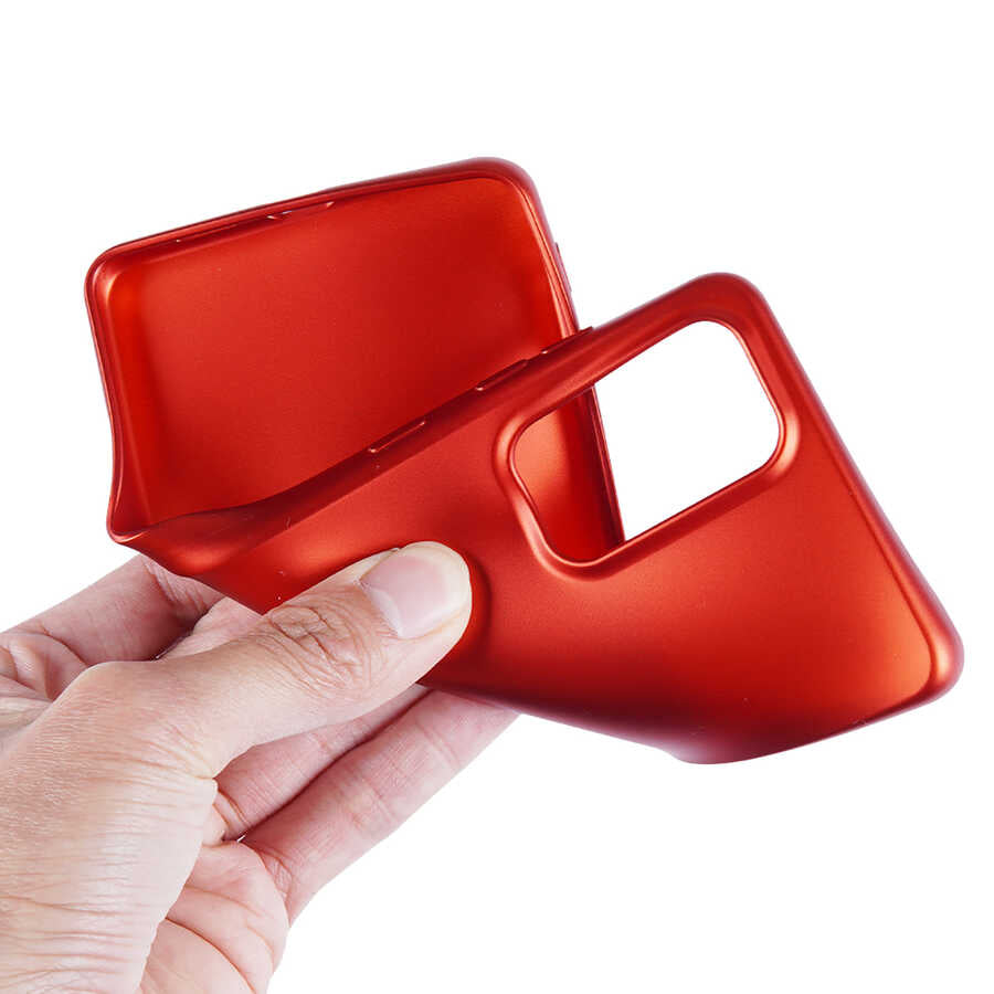 Galaxy A73 Kılıf Zore Premier Silikon Kapak Mürdüm