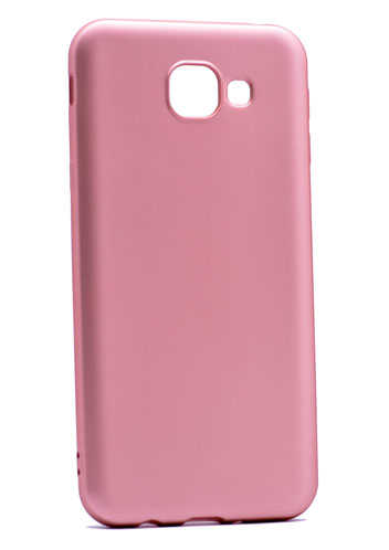 Galaxy A8 2016 Kılıf Zore Premier Silikon Kapak Rose Gold
