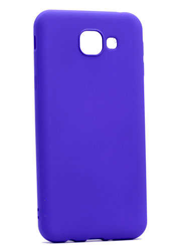 Galaxy A8 2016 Kılıf Zore Premier Silikon Kapak Saks Mavi