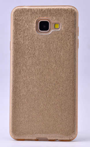 Galaxy A8 2016 Kılıf Zore Shining Silikon Gold