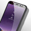 Galaxy A8 2018 Zore Kenarları Kırılmaya Dayanıklı Cam Ekran Koruyucu Siyah