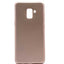 Galaxy A8 2018 Kılıf Zore Premier Silikon Kapak Gold