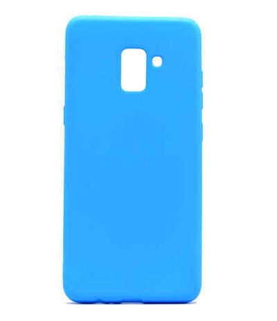 Galaxy A8 2018 Kılıf Zore Premier Silikon Kapak Pembe