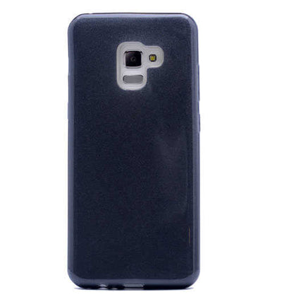 Galaxy A8 2018 Kılıf Zore Shining Silikon Kırmızı