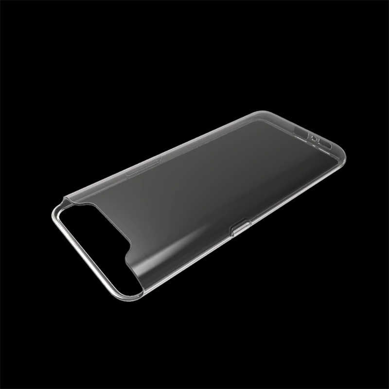 Galaxy A80 Kılıf Zore Süper Silikon Kapak Renksiz