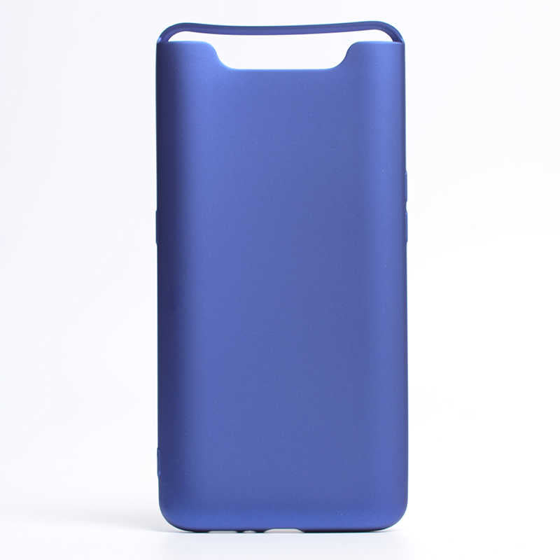 Galaxy A80 Kılıf Zore Premier Silikon Kapak Siyah