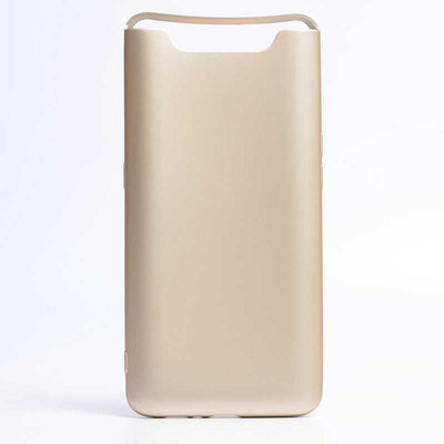 Galaxy A80 Kılıf Zore Premier Silikon Kapak Gold