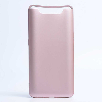 Galaxy A80 Kılıf Zore Premier Silikon Kapak Rose Gold