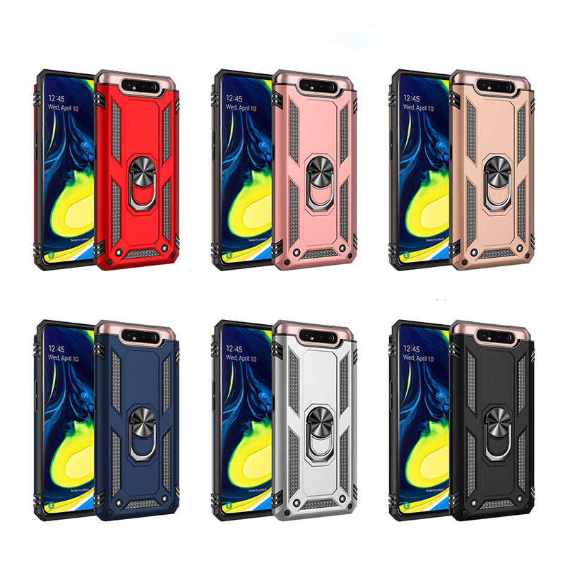 Galaxy A80 Kılıf Zore Vega Kapak Siyah