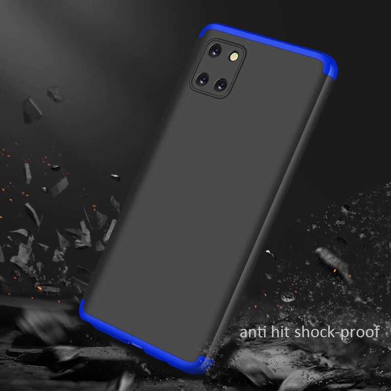 Galaxy A81 (Note 10 Lite) Kılıf Zore Ays Kapak Siyah-Kırmızı