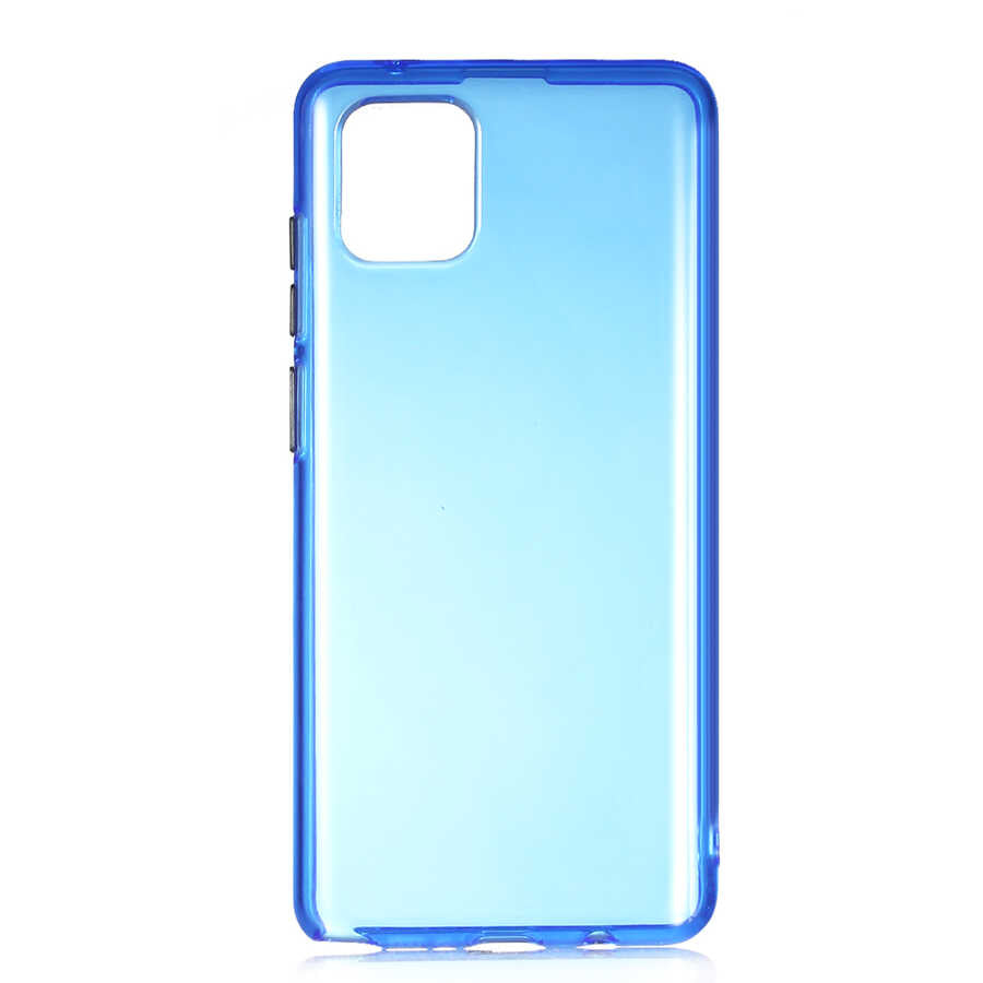 Galaxy A81 (Note 10 Lite) Kılıf Zore Bistro Kapak Mavi