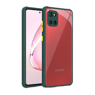 Galaxy A81 (Note 10 Lite) Kılıf Zore Kaff Kapak Koyu Yeşil