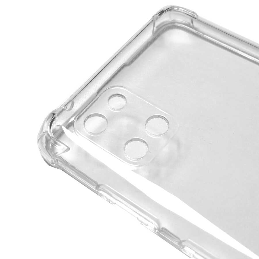 Galaxy A81 (Note 10 Lite) Kılıf Zore Kamera Korumalı Nitro Anti Shock Silikon Renksiz