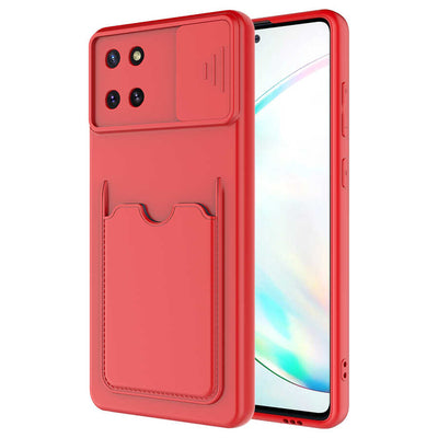 Galaxy A81 (Note 10 Lite) Kılıf Zore Kartix Kapak Kırmızı