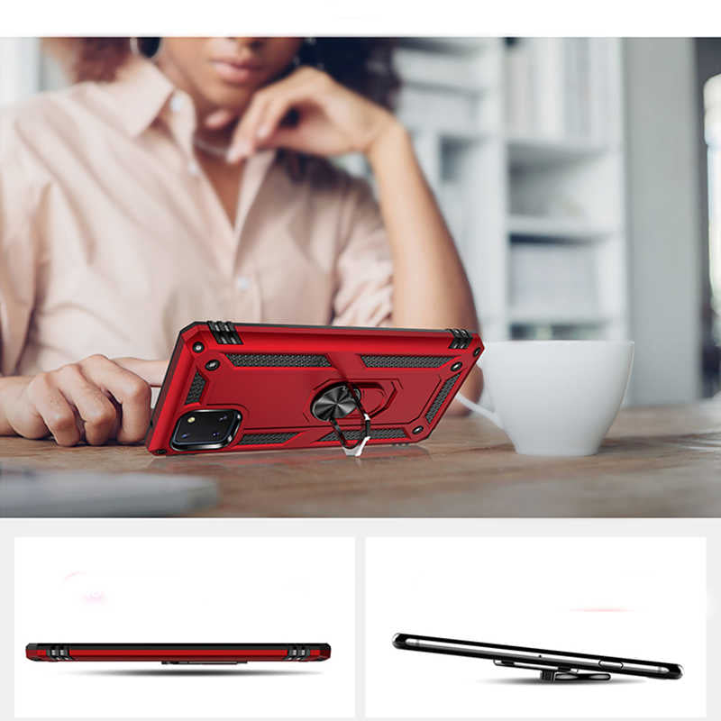 Galaxy A81 (Note 10 Lite) Kılıf Zore Vega Kapak Kırmızı