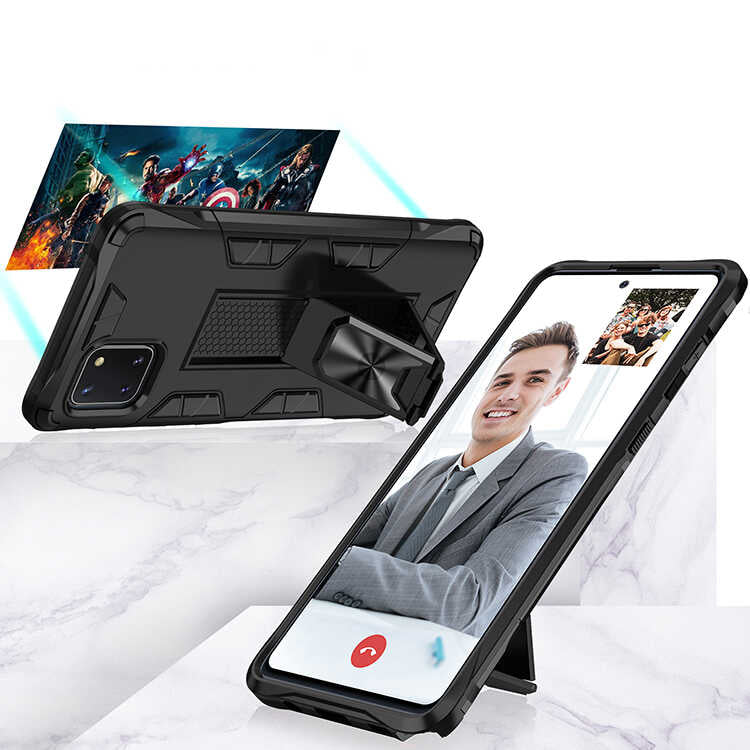 Galaxy A81 (Note 10 Lite) Kılıf Zore Volve Kapak Rose Gold