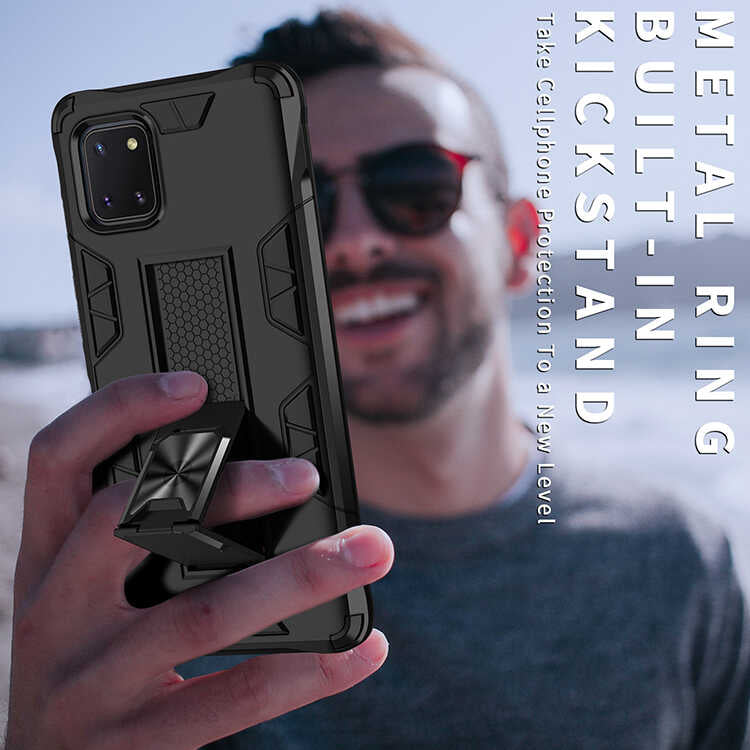 Galaxy A81 (Note 10 Lite) Kılıf Zore Volve Kapak Gri