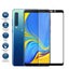 Galaxy A9 2018 Zore Kenarları Kırılmaya Dayanıklı Cam Ekran Koruyucu Siyah