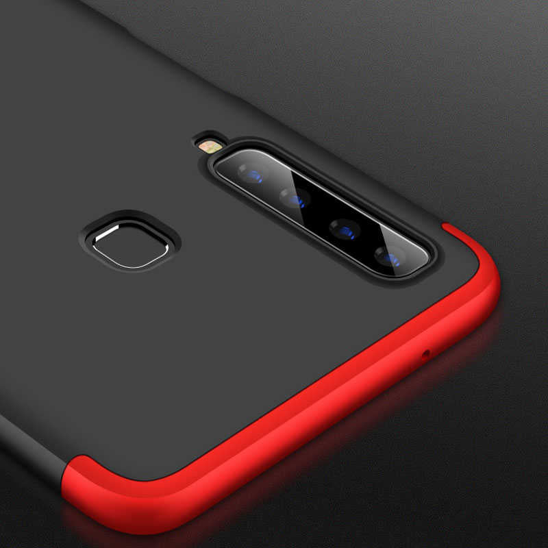 Galaxy A9 2018 Kılıf Zore Ays Kapak Kırmızı