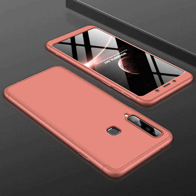 Galaxy A9 2018 Kılıf Zore Ays Kapak Rose Gold