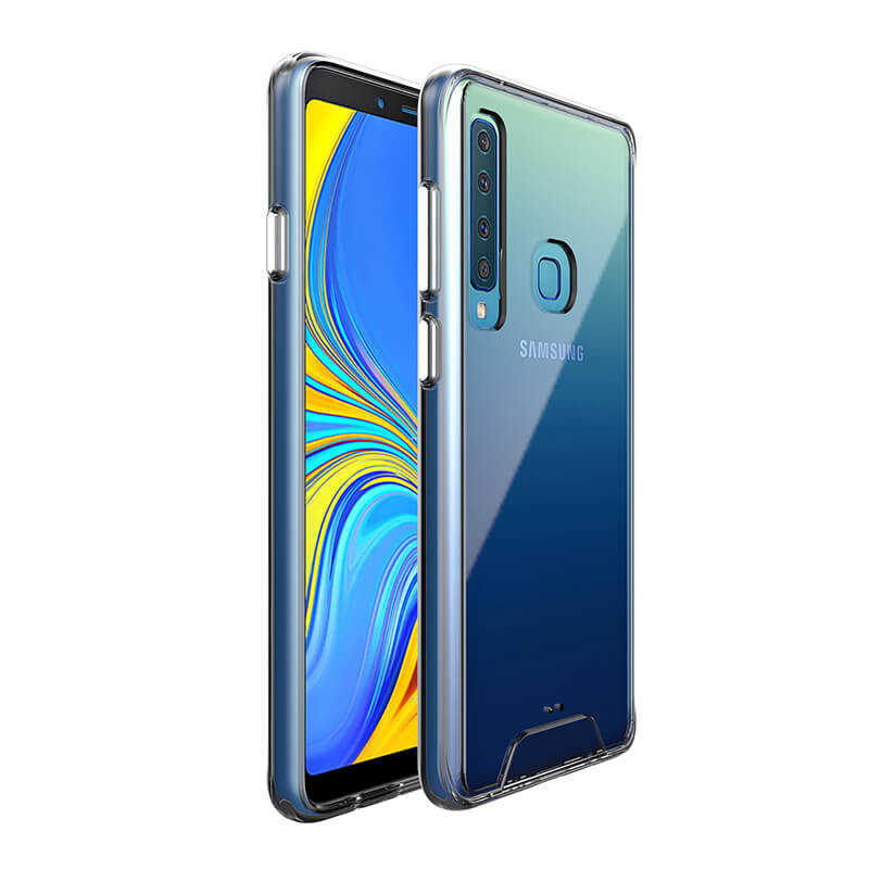 Galaxy A9 2018 Kılıf Zore Gard Silikon Renksiz