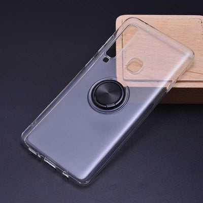 Galaxy A9 2018 Kılıf Zore Les Silikon Siyah