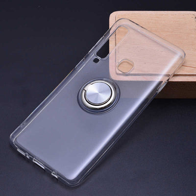 Galaxy A9 2018 Kılıf Zore Les Silikon Gri