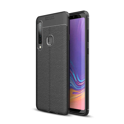Galaxy A9 2018 Kılıf Zore Niss Silikon Kapak Siyah