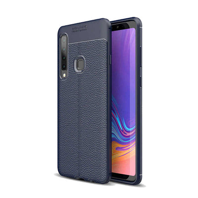 Galaxy A9 2018 Kılıf Zore Niss Silikon Kapak Lacivert