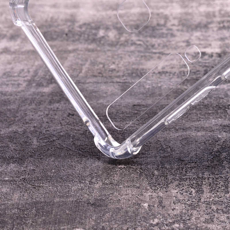 Galaxy A9 2018 Kılıf Zore Nitro Anti Shock Silikon Renksiz