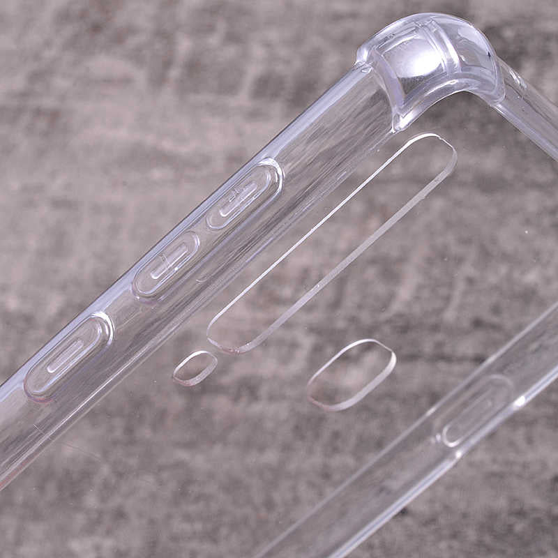 Galaxy A9 2018 Kılıf Zore Nitro Anti Shock Silikon Renksiz