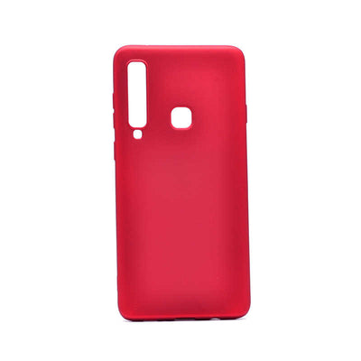 Galaxy A9 2018 Kılıf Zore Premier Silikon Kapak Kırmızı