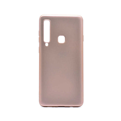 Galaxy A9 2018 Kılıf Zore Premier Silikon Kapak Gold