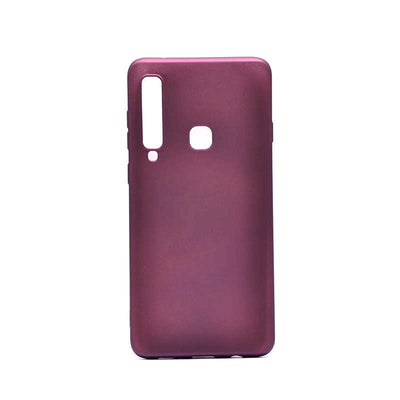 Galaxy A9 2018 Kılıf Zore Premier Silikon Kapak Mürdüm