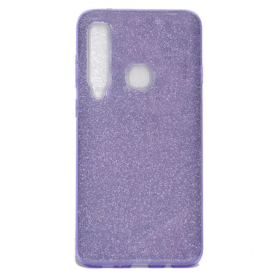 Galaxy A9 2018 Kılıf Zore Shining Silikon Mor