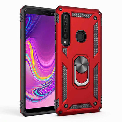 Galaxy A9 2018 Kılıf Zore Vega Kapak Gri