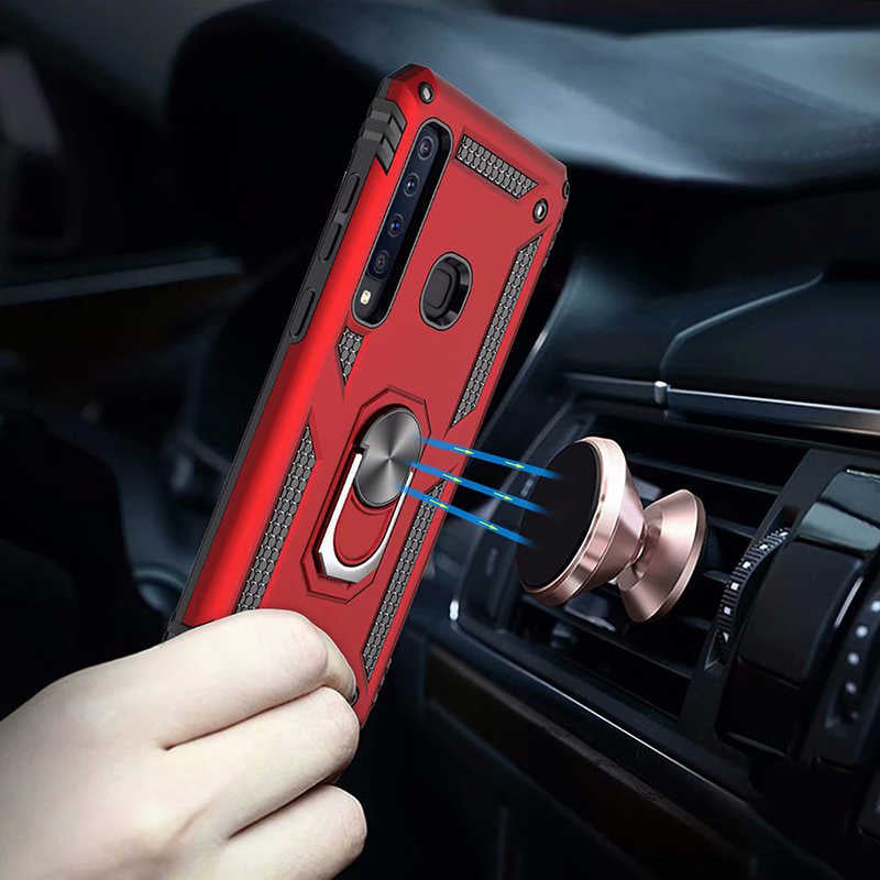 Galaxy A9 2018 Kılıf Zore Vega Kapak Rose Gold