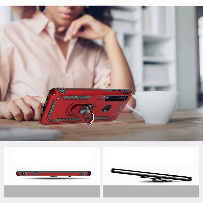 Galaxy A9 2018 Kılıf Zore Vega Kapak Rose Gold