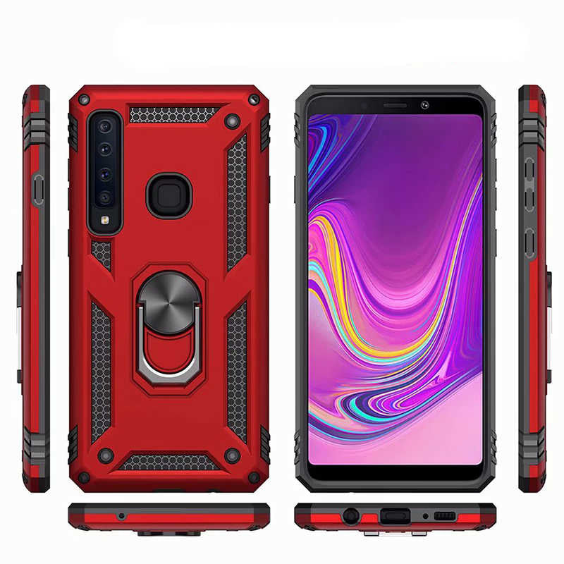 Galaxy A9 2018 Kılıf Zore Vega Kapak Rose Gold