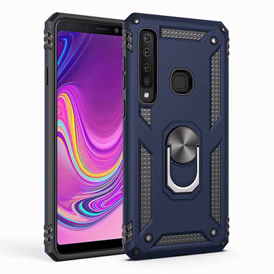 Galaxy A9 2018 Kılıf Zore Vega Kapak Mavi