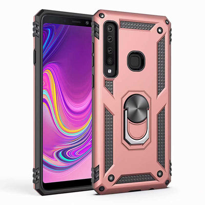Galaxy A9 2018 Kılıf Zore Vega Kapak Rose Gold