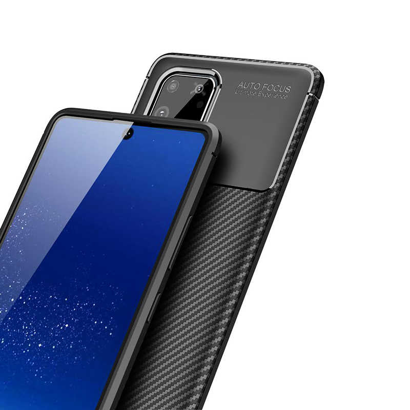 Galaxy A91 (S10 Lite) Kılıf Zore Negro Silikon Kapak Kahverengi